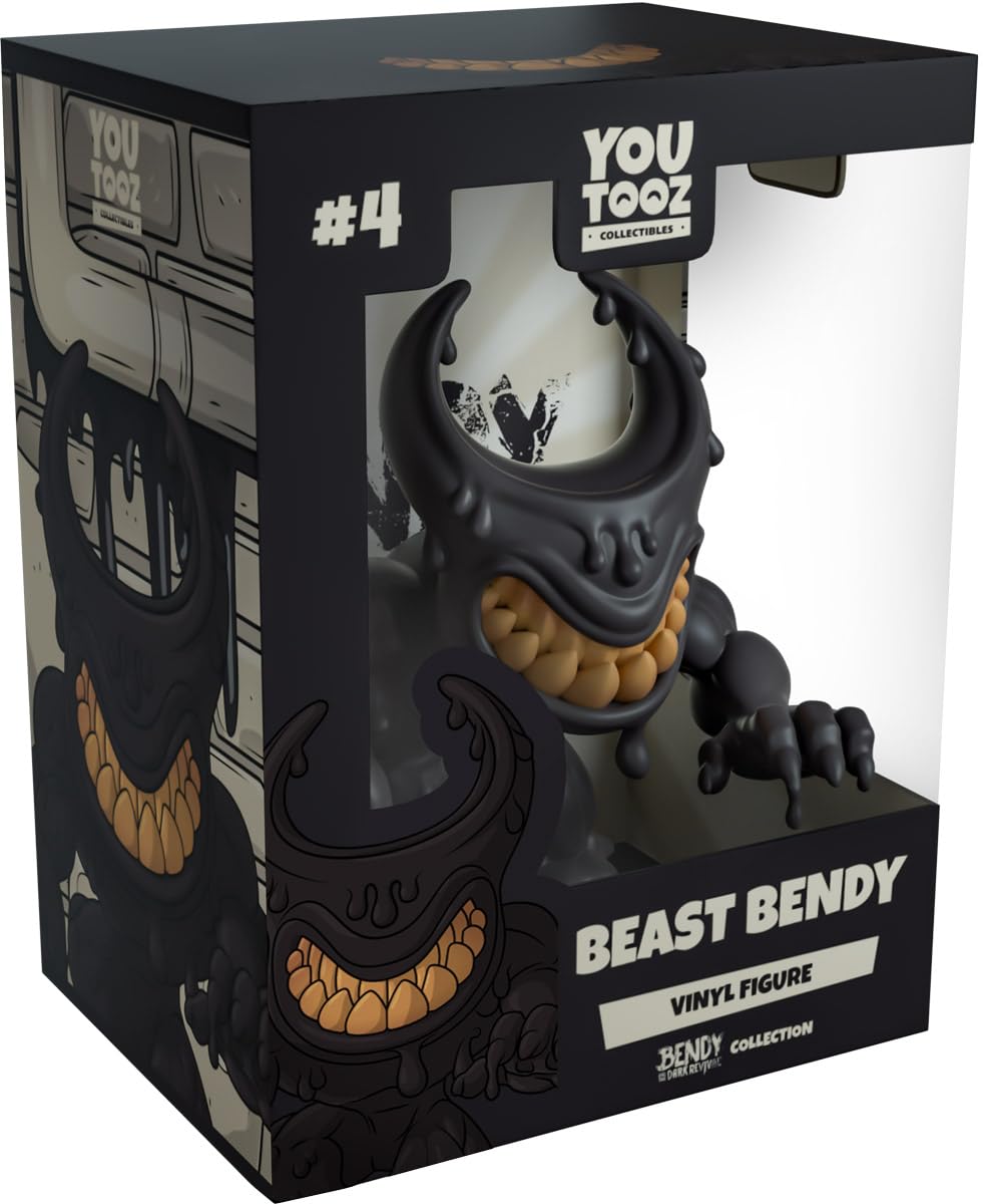 Youtooz Bendy e a Fera do Renascimento Negro Bendy Bendy de 9,9 cm